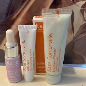 Kate Somerville Exfolikate & Delikate Travel Set New